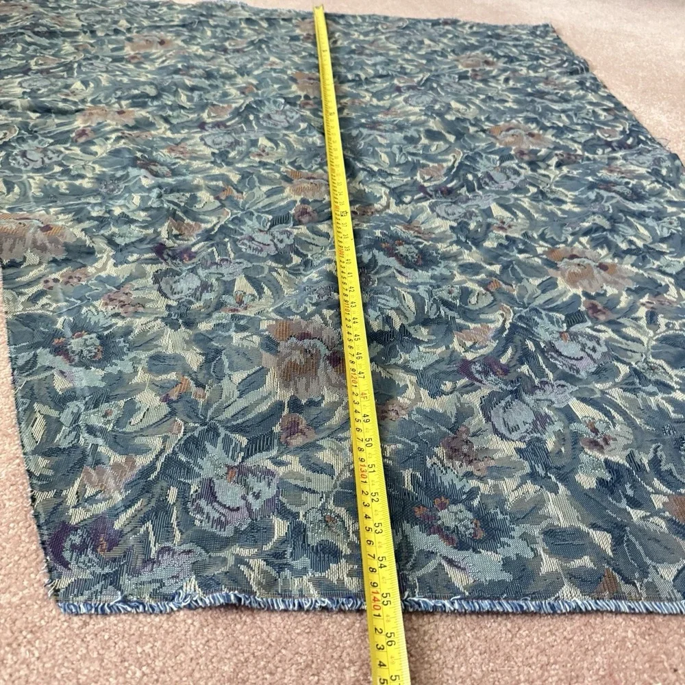 Vintage Upholstery Fabric Scrap Lot 4.5 lbs Tapestry Brocade Floral Swatches